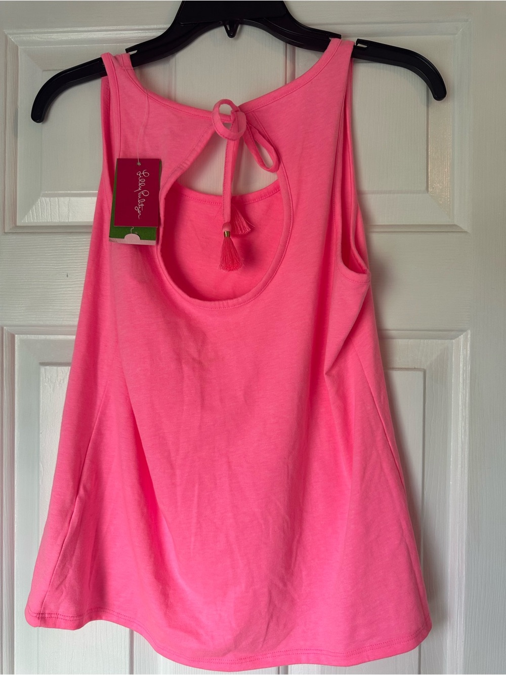 Lilly Pulitzer Neon Pink Scoop Neck Tank Top - Picture 2 of 3